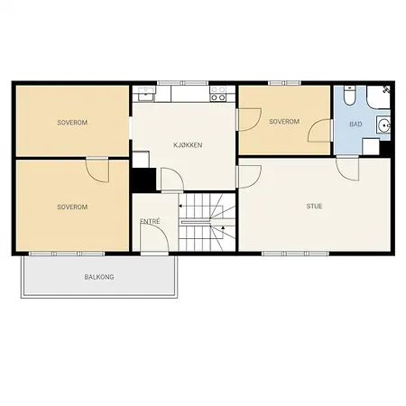Lejlighed Stor & Moderne I Kanten Av Sentrum *