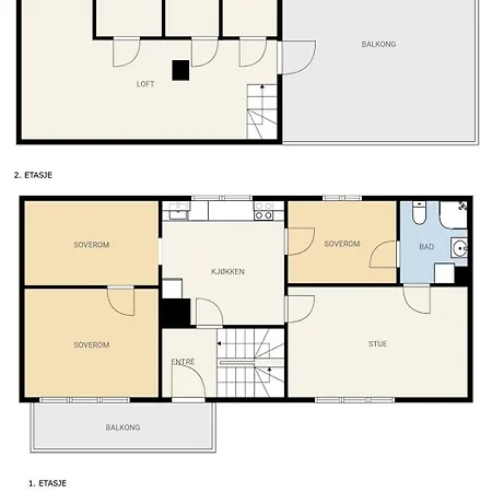 Lejlighed Stor & Moderne I Kanten Av Sentrum